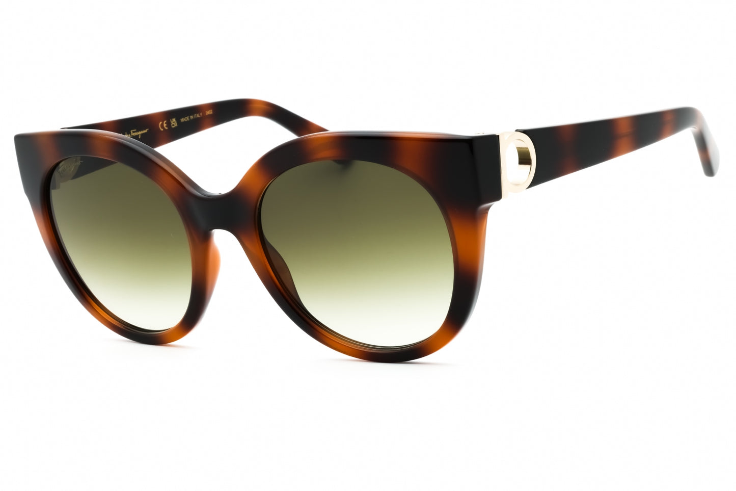 Salvatore Ferragamo Tortoise / Green