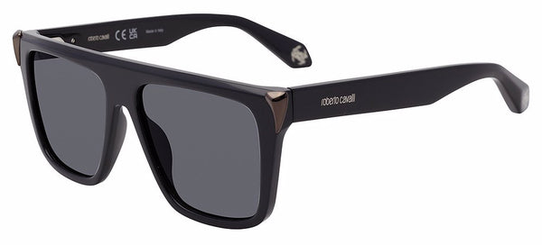 Roberto Cavalli Shiny Black/Grey Square