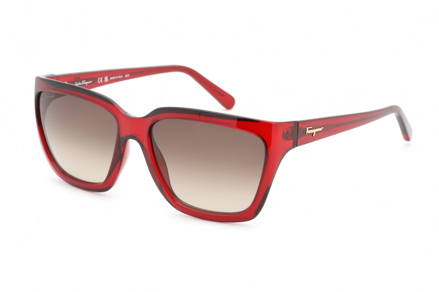 Salvatore Ferragamo Crystal Wine / Brown Gradient