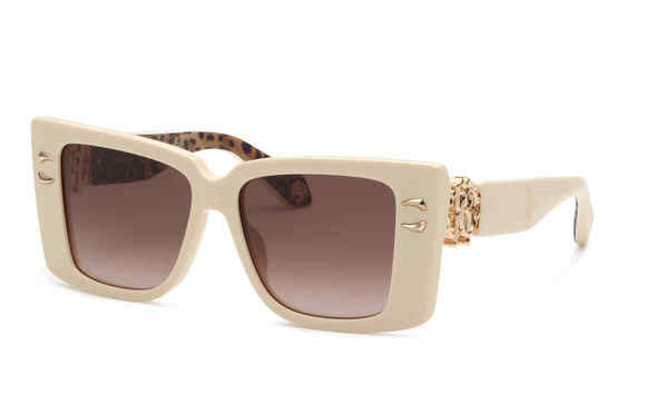 Roberto Cavalli Cream/Brown