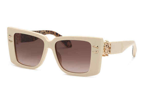 Roberto Cavalli Cream/Brown