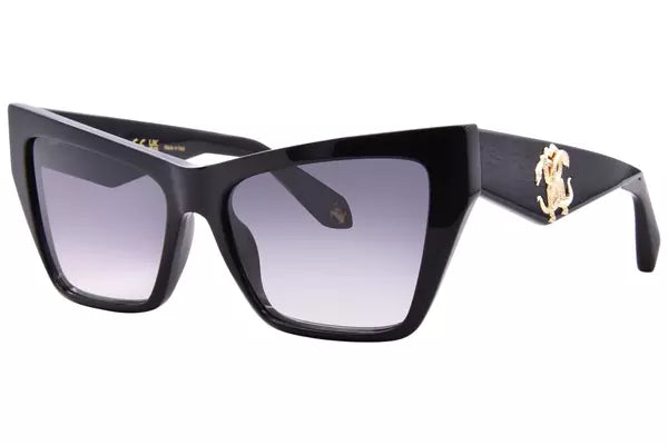 Roberto Cavalli Shiny Black/Grey Gradient